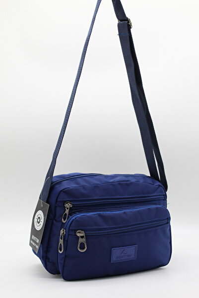 Bevitton Water Resistant Fabric Women's Shoulder Bag Navy Blue Crossbody Bag