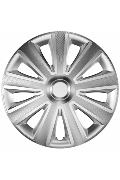 Cridem Set capace roti auto Cricem Aviator Carbon 4buc - Argintiu - 15''