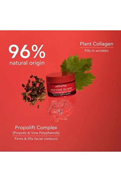 Apivita Cremă lifting Beevine Elixir pentru fermitate, nutriție și hidratare, 50 ml