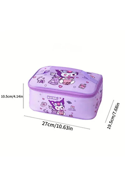 So Iconic Sanrio Kuromi Character Heat Insulated Children's Lunch Bag / School Lunch Box