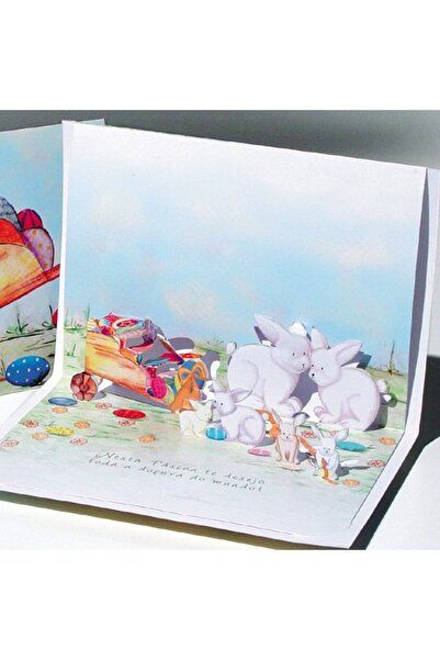 Origami Felicitare 3D tip Iepurasi