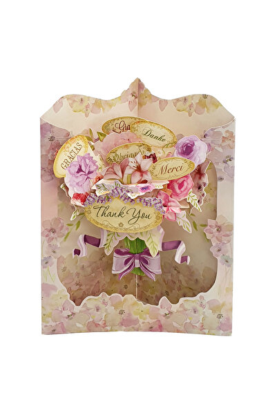 Santoro Felicitare 3D Swing Cards Buchet de flori