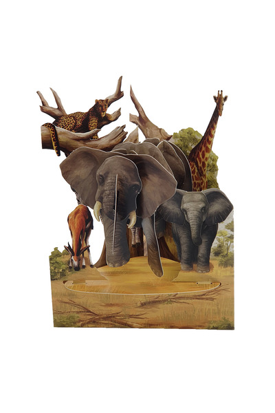 Santoro 3D Swing Cards Safari Greeting Card