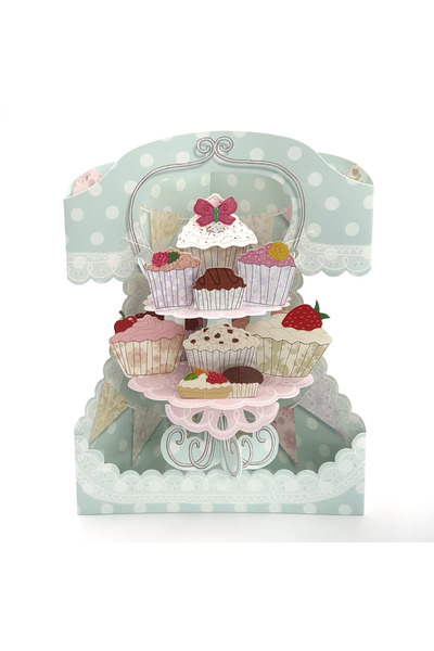 Santoro Felicitare aniversara 3D Swing Cards Prajituri