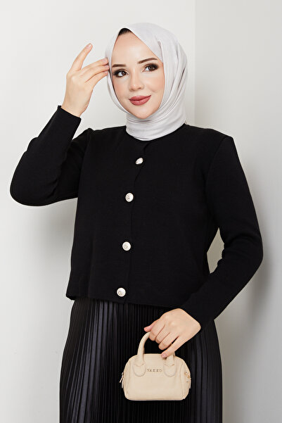 modapark.ist Women's Buttoned Knitwear Cardigan