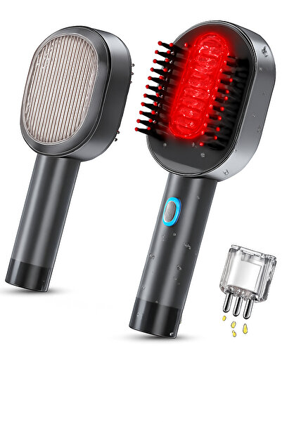 TECHNOMEN 2'si 1 Arada Şarjlı Saç Masaj Tarağı Yağ Uygulamalı 3 Modlu IPX6 Su...