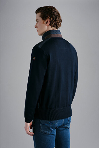 PAUL&SHARK Men's Cardigan C.W. Wool