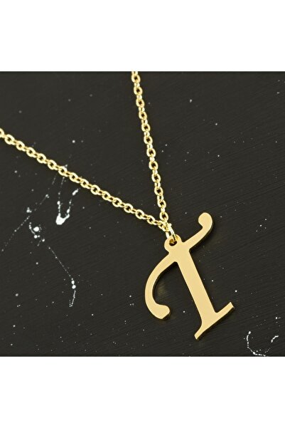 Marsilyan Solid Brass Letter Pendant Ilkel-Bjt940