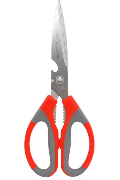 MEYA PİNE Stainless Steel Ultra Sharpened Kitchen Scissors Multi-Purpose Fish Meat Vegetable Scissors