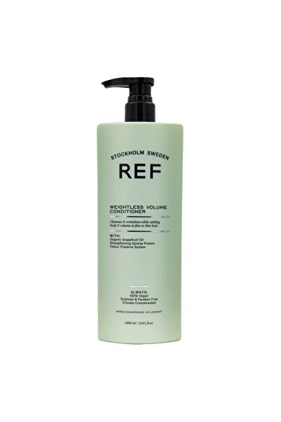 REF STOCKHOLM , Weightless Volume, Sulfates-Free, Hair Conditioner, Smoothens & Volume, 1000 ml