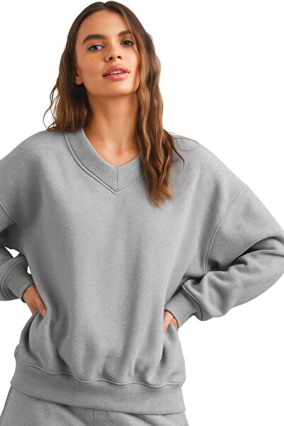 DM DOLCE MORE UNISEKS SWEATSHIRT SA V-IZREZOM