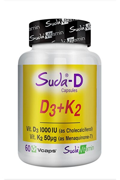 Suda Vitamin Vitamin D3+K2 60 Capsules