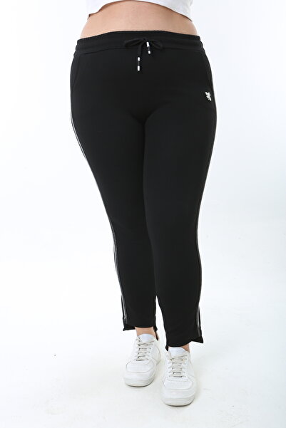 XL Modam Women's Side Striped Plus Size Pants