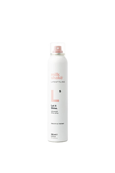 Milkshake Milk Shake, Let It Shine, Hair Spray, Smooth & Thermo, Light Hold, 200 ml