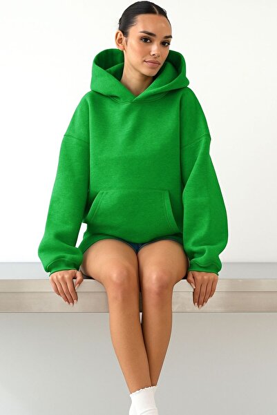 E-ROMA Φούτερ unisex με κουκούλα