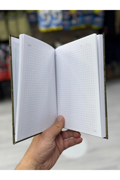 KOMANDO PAZARI Military Notebook Large Size Camouflage Checkered 110 Pages