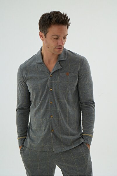 Svm 9625 ERKEK DÜĞMELİ PİJAMA TAKIM