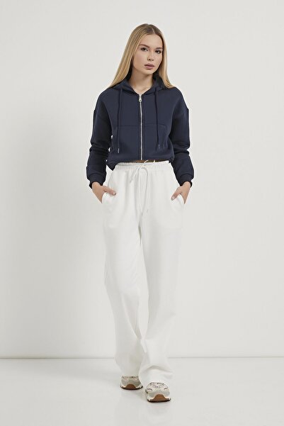 Arma Life Γυναικείο φούτερ με φερμουάρ και κουκούλα Laci Loose Crop