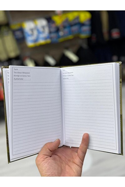 KOMANDO PAZARI Military Experience Notebook Large Size Camouflage Striped 128 Pages