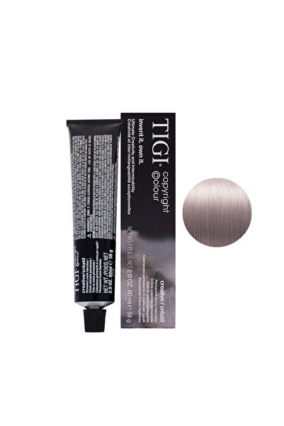 Tigi Colour Creative, Vopsea de păr permanentă, 9/02 Blond foarte deschis vio...