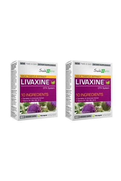 Suda Vitamin Livaxine Milk Thistle Extract 60 Kapsül 2 Adet