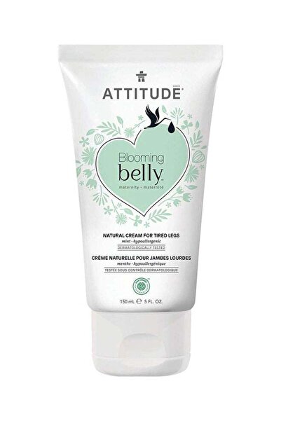 Attitude كريم بلومينج بيلي الطبيعي المضاد للحساسية، آمن أثناء الحمل لتخفيف إرهاق الساقين - 150 مل