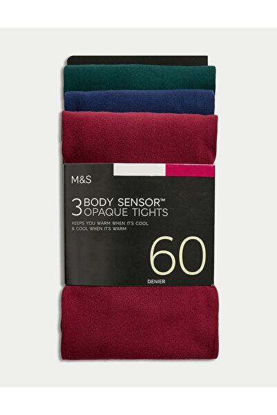 Marks & Spencer 3'lü Body Sensor™ 60 Denye Külotlu Çorap Seti