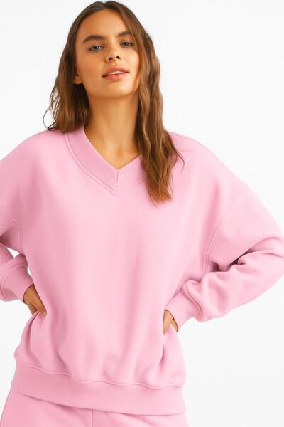 BENROMA UNISEKS SWEATSHIRT SA V-IZREZOM