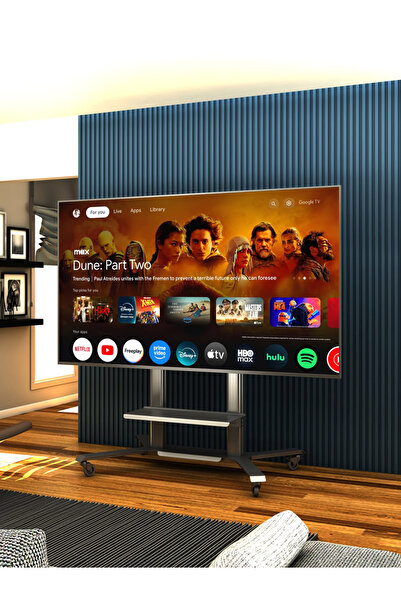 Cletech Raflı LCD TV / Monitör / Akıllı Tahta Ekranı Sehpası 55” – 86”