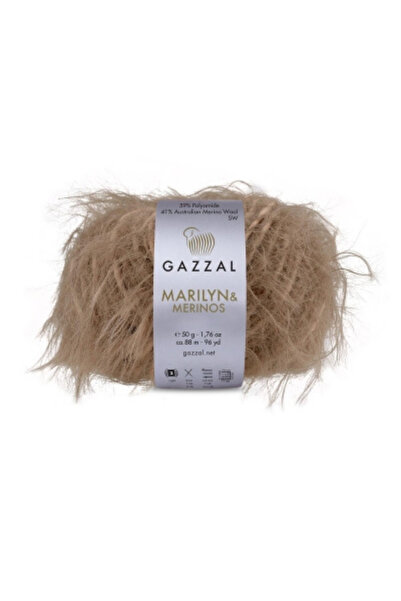Gazzal Merino Merlyn El Örgü İpi 100 gr 280 mt Merinos Yün Akrilik Karışımlı 8272