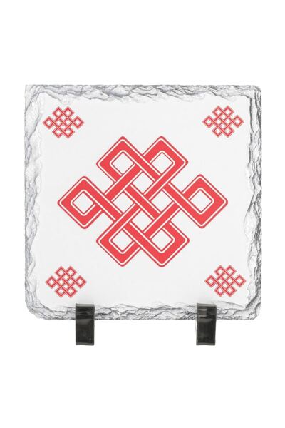 Feng Shui Placa ( placheta ) cu nod mistic pe piatra