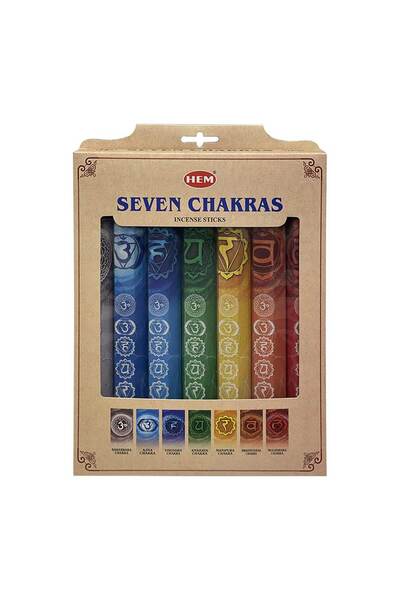 Feng Shui Set betisoare parfumate SAPTE CHAKRE