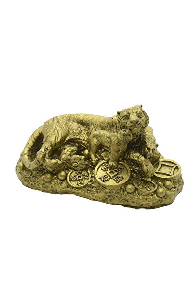 Feng Shui Familie de tigri pe monede