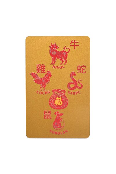 Feng Shui Card Crucea de Pamant pentru zodia Bivol
