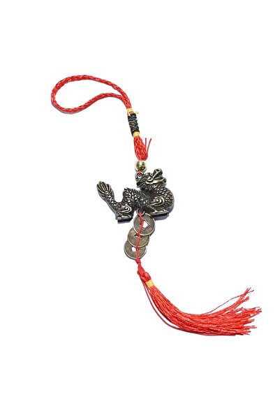 Feng Shui Amuleta cu dragon si monede chinezesti