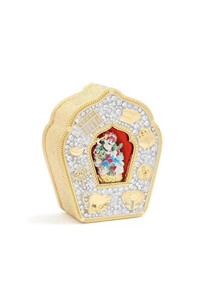 Feng Shui Statueta cu Dzambala Alba pentru atragerea averii 2025