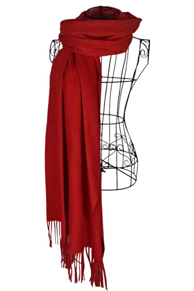 DACSHOP Ladies scarf uni 24U, 180x70cm, red