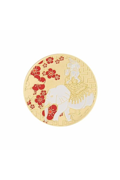 Feng Shui Abtibild sticker al Prieteniei si Popularitatii cu Elefant, Maimuta...