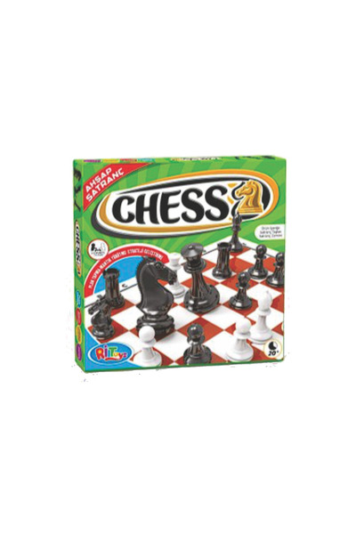 ALAY Ticaret 30x30 cm Ahşap Satranç Takımı - Chess
