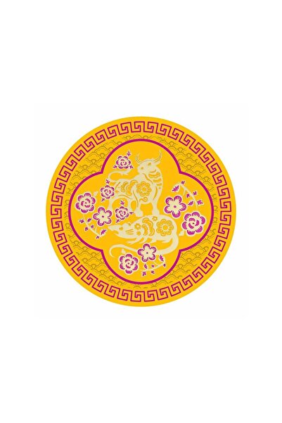 Feng Shui Sticker with secret friends - Ox and Rat 2025 - small