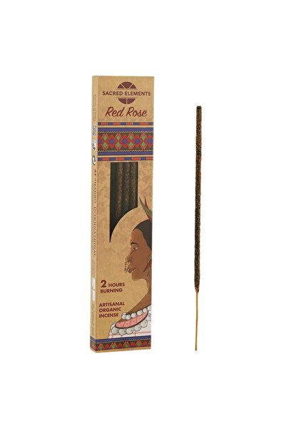 Feng Shui Betisoare parfumate Sacred Elements cu trandafir rosu