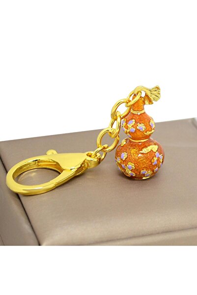 Feng Shui Wu Lou Amulet with the Merry Crane - Yellow
