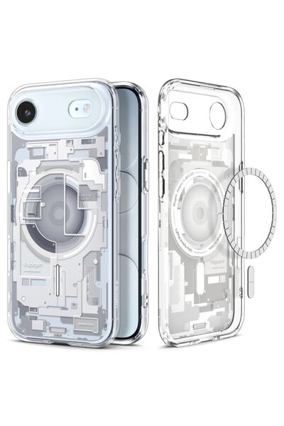 Spigen Husa iPhone 17 Air Ultra Hybrid Zero One MagSafe, alb