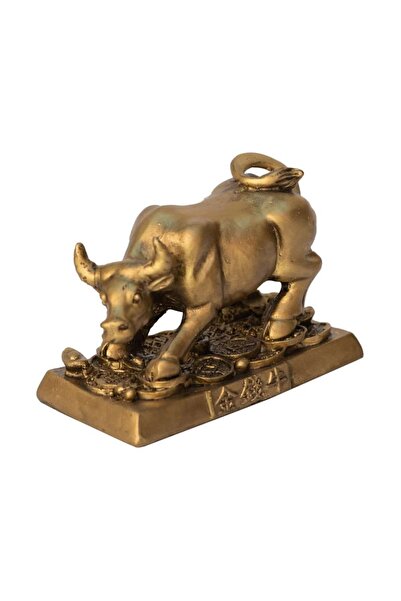 Feng Shui Golden buffalo on lucky coins