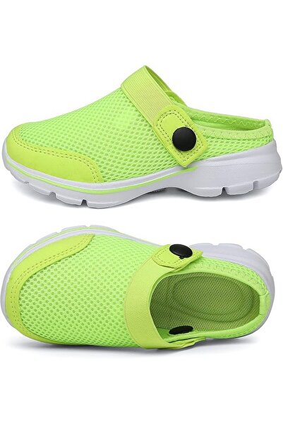 SMajong Saboti unisex respirabili, antiderapanti, verde neon, marime 38,