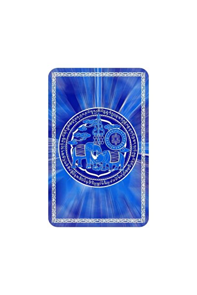 Feng Shui Card de protectie cu elefant si rinocer 2025