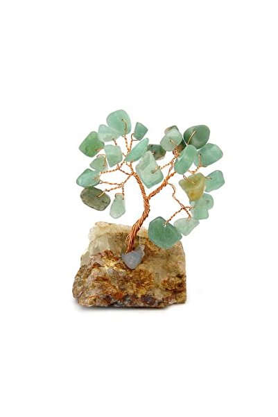 Feng Shui Copacel cu aventurin pe suport de piatra