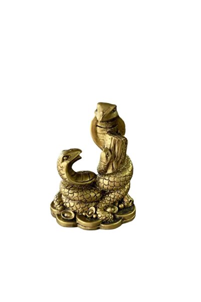 Feng Shui Sarpe auriu cu pui