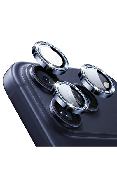 ESR Folie sticla camera iPhone 16 Pro Armorite Camera Lens Protectors, albastru