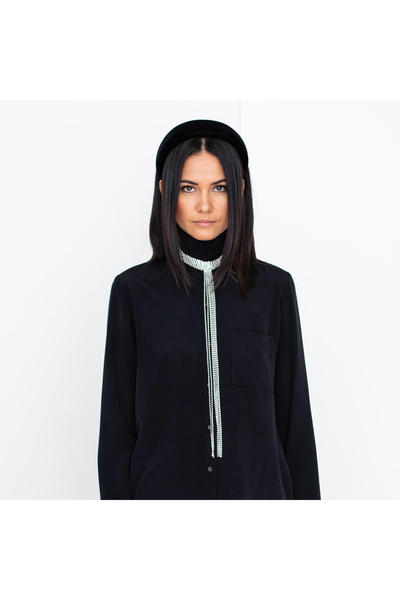 ElectraStore Chocker Argintiu Luxury